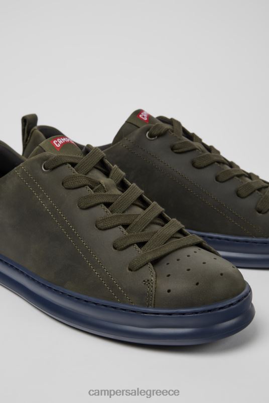 runner πράσινο δερμάτινα αθλητικά παπούτσια για άνδρες νέες αφίξεις Camper V20TF1616 πράσινος