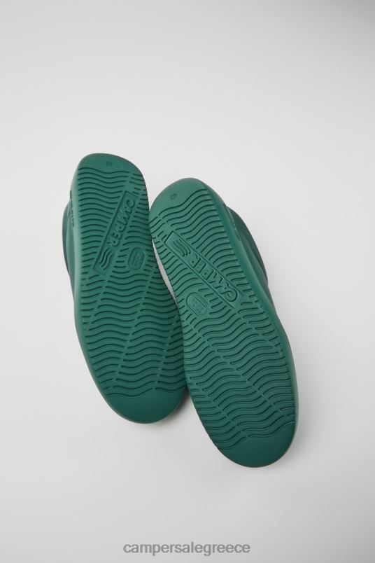 αποκλειστικά δερμάτινα αθλητικά παπούτσια runner k21 για άνδρες Camper V20TF1598 πράσινος