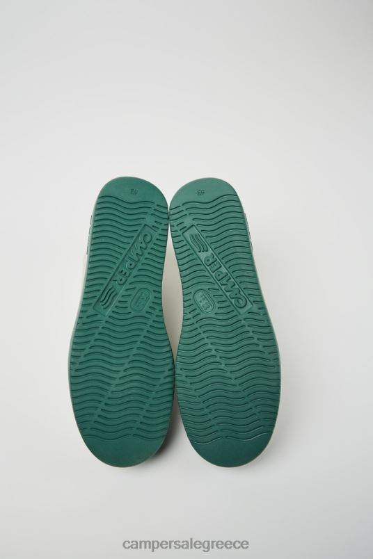 αποκλειστικά ανδρικά πάνινα παπούτσια runner k21 λευκά, μη βαμμένα δερμάτινα Camper V20TF1601 άσπρο