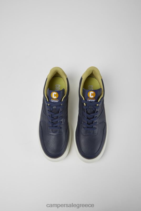αποκλειστικά δερμάτινα αθλητικά παπούτσια runner k21 μπλε για άνδρες Camper V20TF1691 μπλε