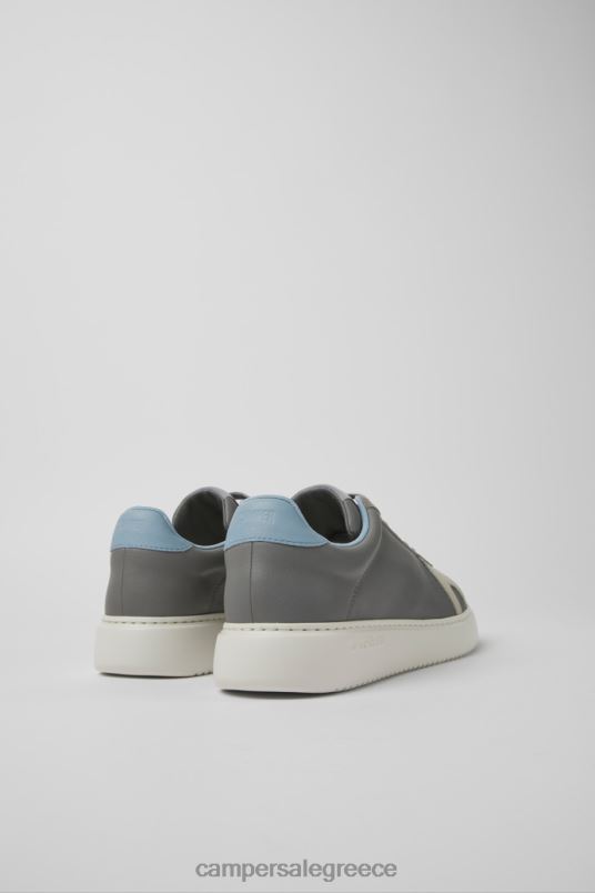 αποκλειστικά ανδρικά αθλητικά παπούτσια runner k21 γκρι δέρμα και nubuck Camper V20TF1512 γκρί