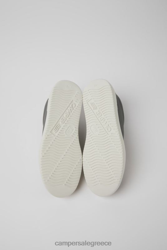 αποκλειστικά ανδρικά αθλητικά παπούτσια runner k21 γκρι δέρμα και nubuck Camper V20TF1512 γκρί