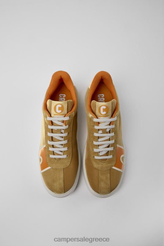 runner k21 καφέ πορτοκαλί και μπεζ sneakers για άνδρες νέες αφίξεις Camper V20TF1668 καφέ