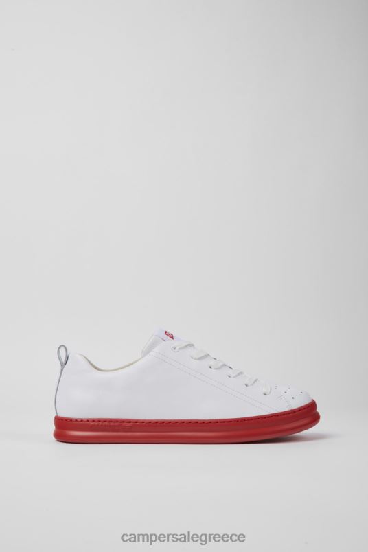 runner λευκά και κόκκινα δερμάτινα sneakers για άνδρες νέες αφίξεις Camper V20TF1514 άσπρο