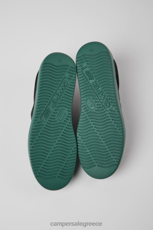 δίδυμα μαύρα δερμάτινα sneakers για άνδρες αποκλειστικά Camper V20TF1602 μαύρος