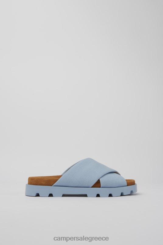 Brutus Sandal Light Blue Recycled Cotton Sandals For Women Exclusive Camper V20TF7 Blue