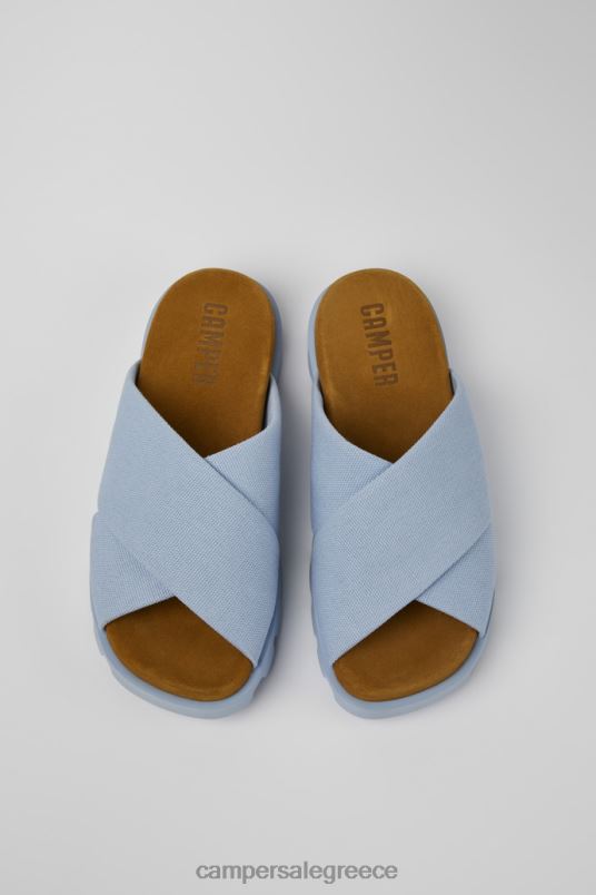 Brutus Sandal Light Blue Recycled Cotton Sandals For Women Exclusive Camper V20TF7 Blue