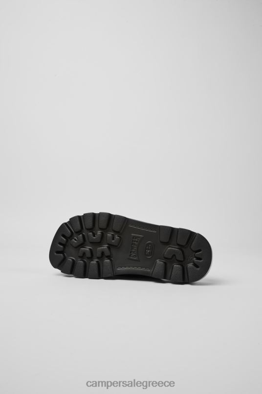 Design Brutus Sandal Black Leather Sandals For Women Camper V20TF4 Black