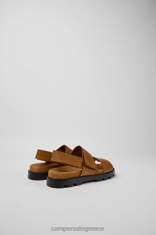 Design Brutus Sandal Brown Leather Sandals For Women Camper V20TF9 Brown