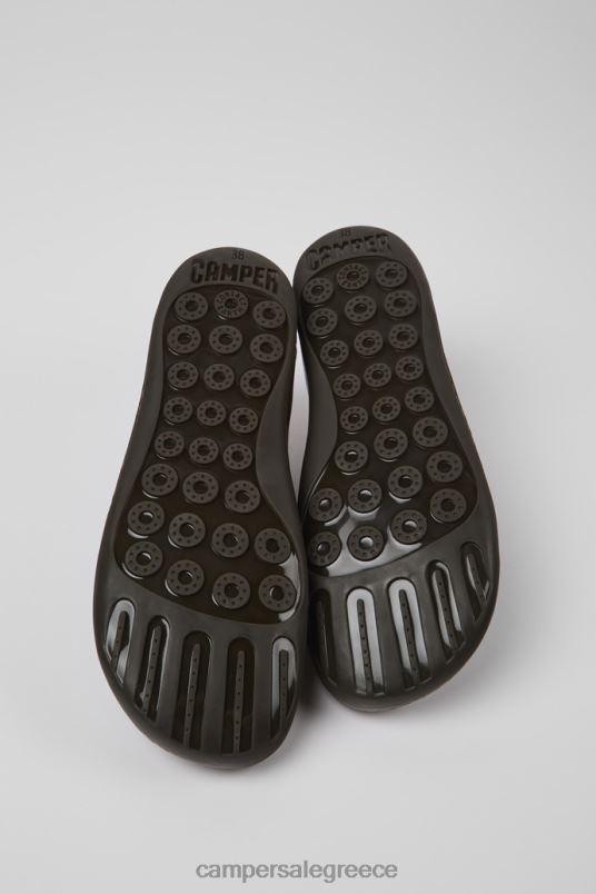 Design Peu Brown Leather Shoes For Women Camper V20TF22 Brown