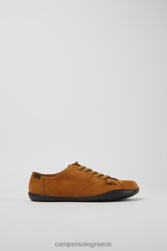 Design Peu Light Brown Nubuck Shoes For Women Camper V20TF24 Brown