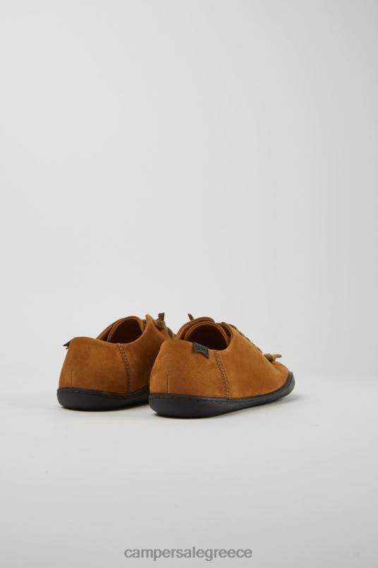 Design Peu Light Brown Nubuck Shoes For Women Camper V20TF24 Brown