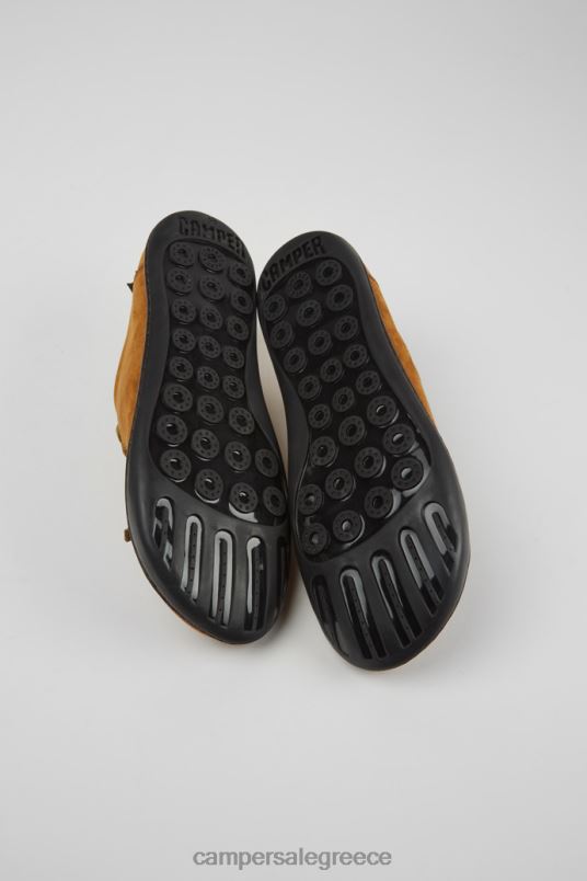 Design Peu Light Brown Nubuck Shoes For Women Camper V20TF24 Brown