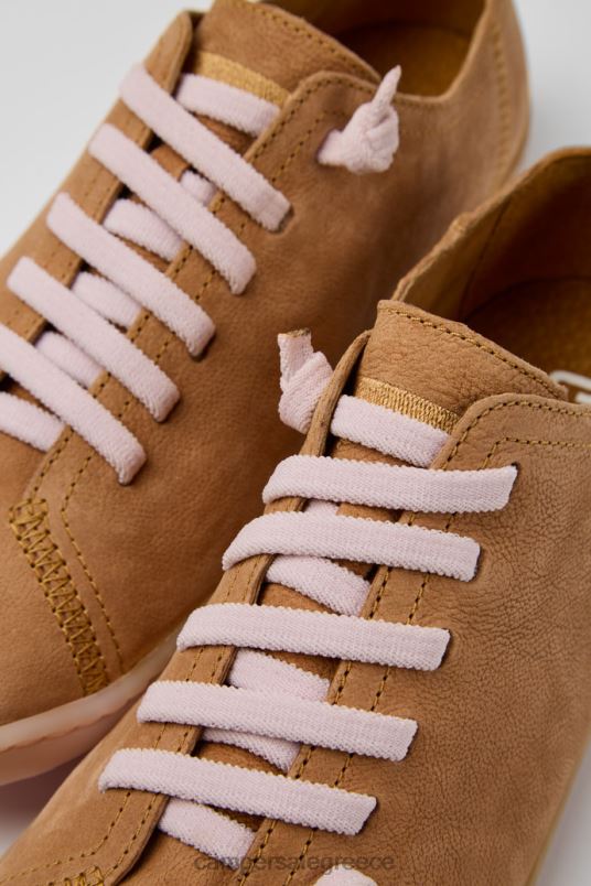 ExclusivePeu Brown Leather Shoes For Women Camper V20TF20 Brown