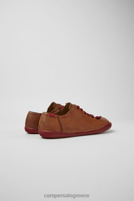 Peu Brown Leather Shoes For WomenNew Arrivals Camper V20TF19 Brown