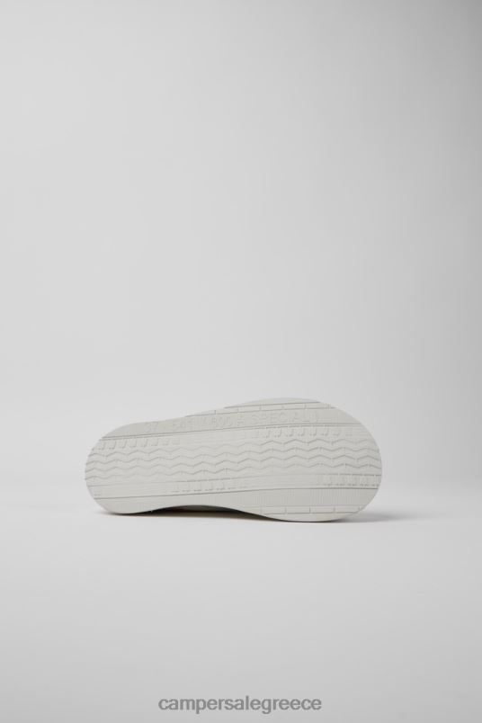 Twins White Printed Leather Shoes For Women Exclusive Camper V20TF30 White