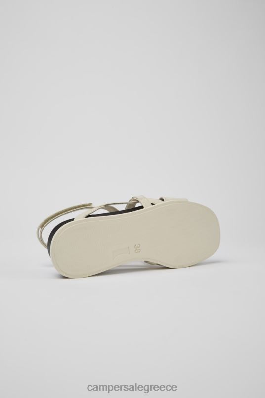 Design Atonik Women's Beige Strappy Sandal Camper V20TF115 Beige