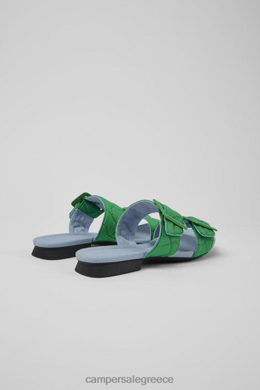 Design Casi Myra Green Recycled Pet Sandals For Women Camper V20TF49 Green