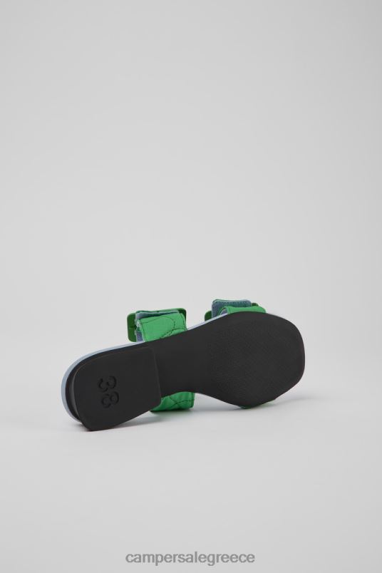 Design Casi Myra Green Recycled Pet Sandals For Women Camper V20TF49 Green