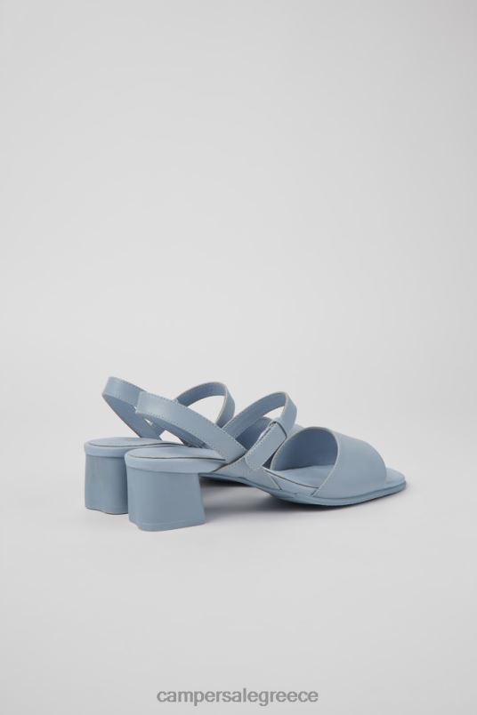 Design Katie Blue Leather Sandals For Women Camper V20TF72 Blue