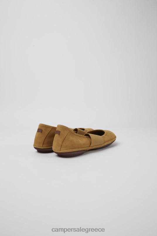 Design Right Brown Nubuck Shoes For Women Camper V20TF99 Brown