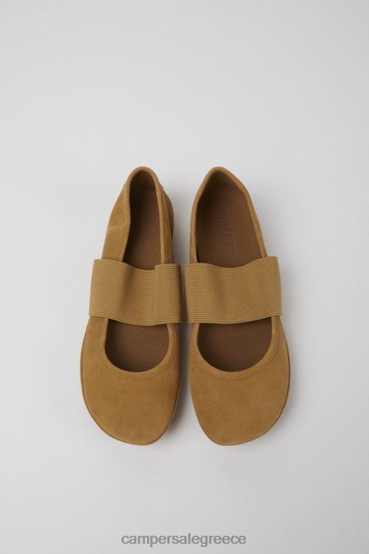 Design Right Brown Nubuck Shoes For Women Camper V20TF99 Brown