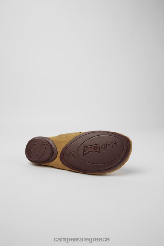 Design Right Brown Nubuck Shoes For Women Camper V20TF99 Brown