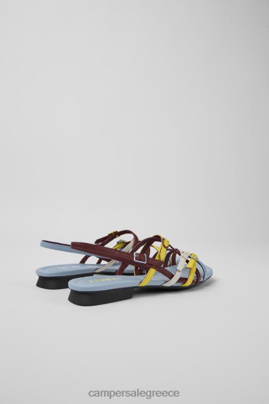 Design Twins Multicolored Leather Sandals For Women Camper V20TF122 Multicolored