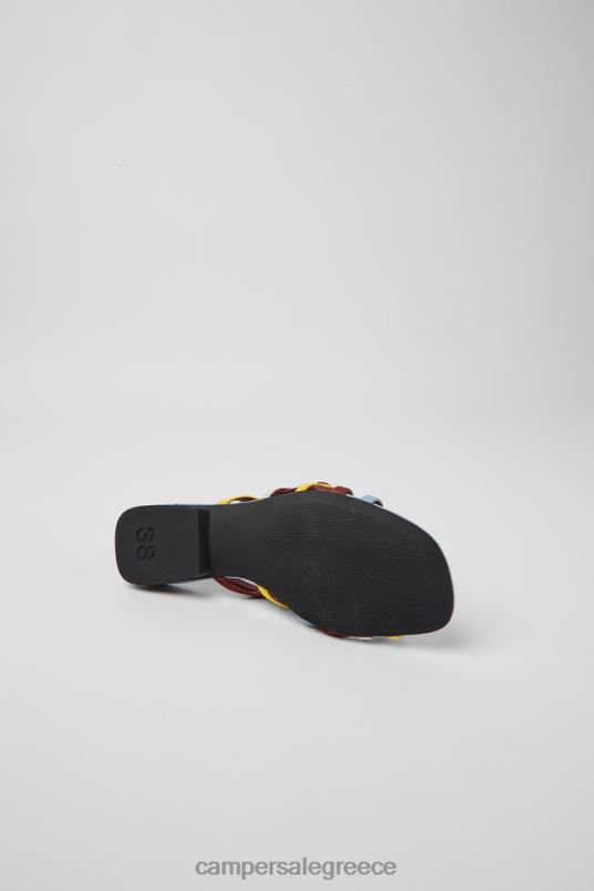 Design Twins Multicolored Leather Sandals For Women Camper V20TF122 Multicolored