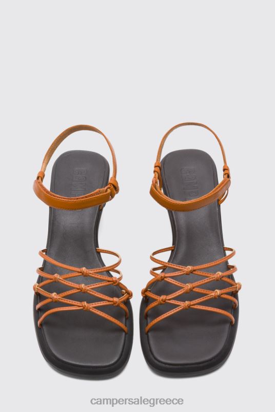 Dina Brown Sandal For Women Exclusive Camper V20TF57 Brown