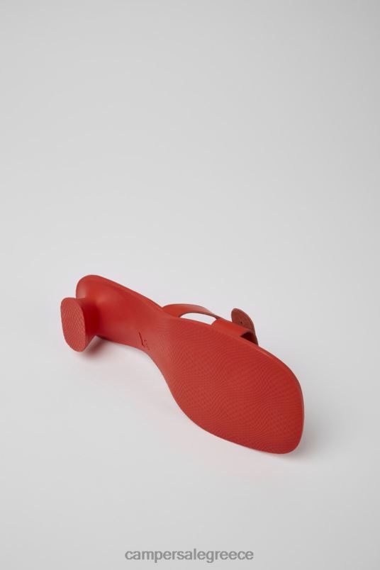 ExclusiveDina Red Leather Sandals For Women Camper V20TF60 Red
