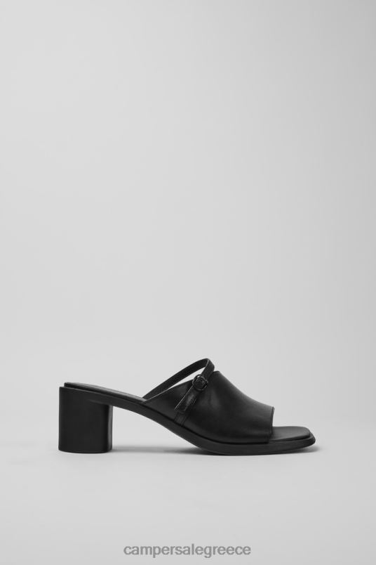 ExclusiveMeda Black Leather Sandals For Women Camper V20TF81 Black