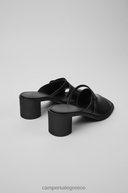 ExclusiveMeda Black Leather Sandals For Women Camper V20TF81 Black