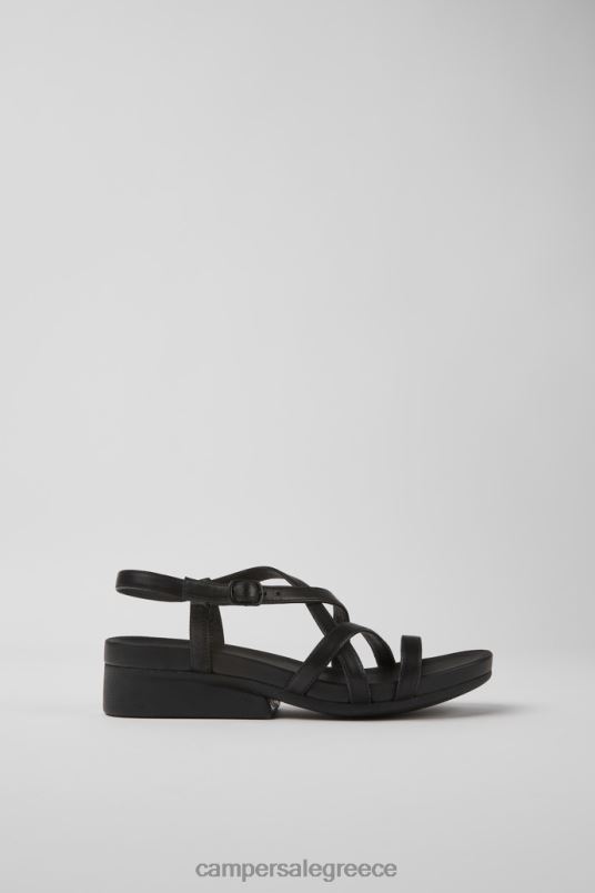 Minikaah Black Sandal For Women New Arrivals Camper V20TF65 Black