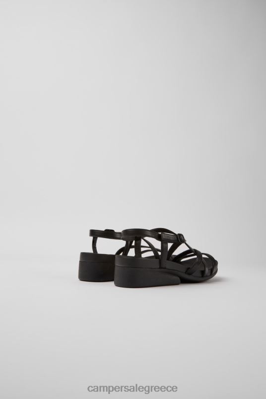 Minikaah Black Sandal For Women New Arrivals Camper V20TF65 Black