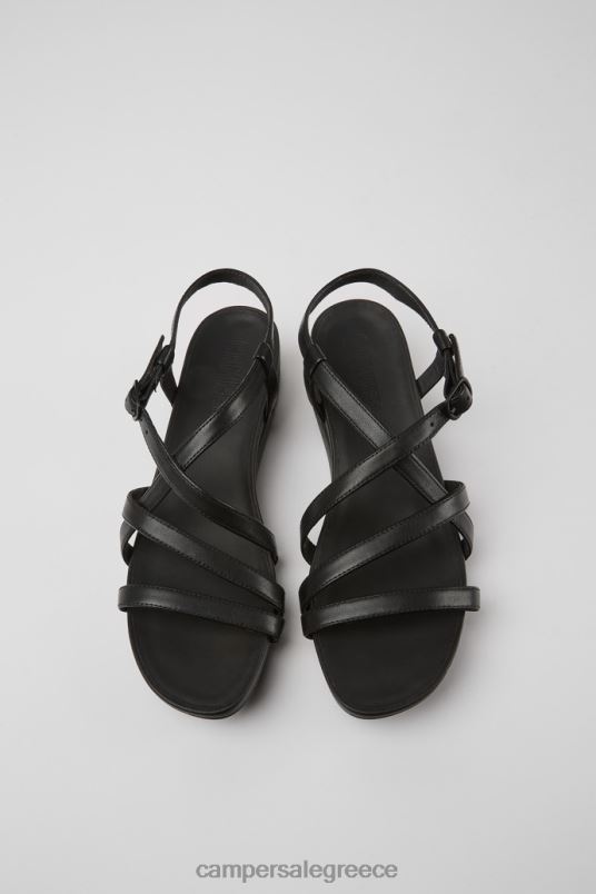 Minikaah Black Sandal For Women New Arrivals Camper V20TF65 Black