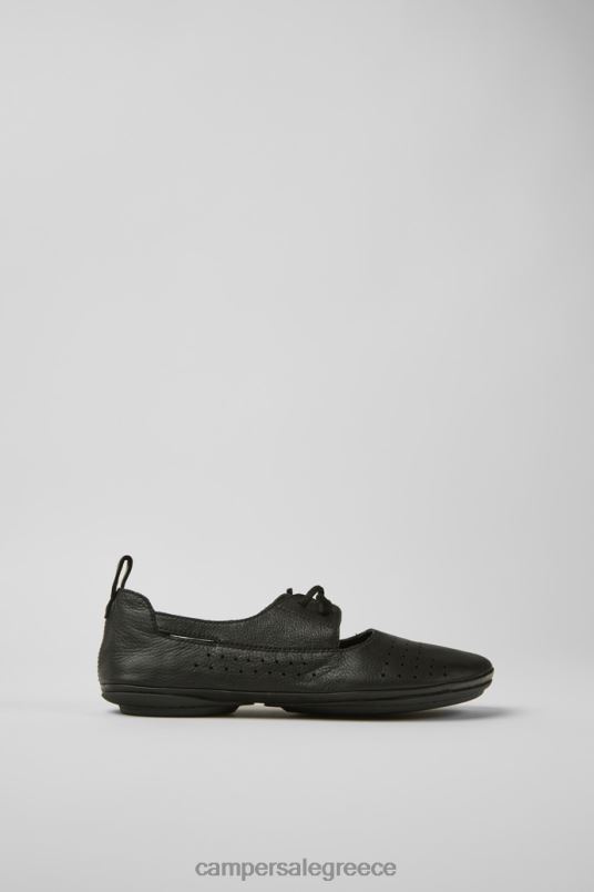 Right Black Leather Shoes For Women Exclusive Camper V20TF96 Black