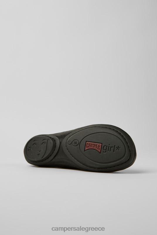 Right Black Leather Shoes For Women Exclusive Camper V20TF96 Black