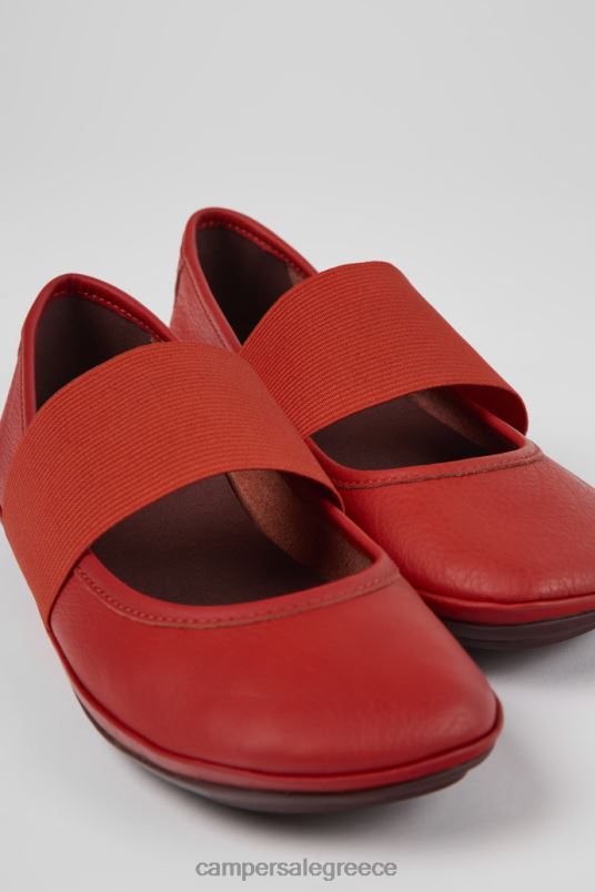 Right Red Leather Shoes For WomenNew Arrivals Camper V20TF98 Red