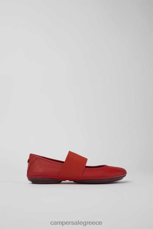 Right Red Leather Shoes For WomenNew Arrivals Camper V20TF98 Red