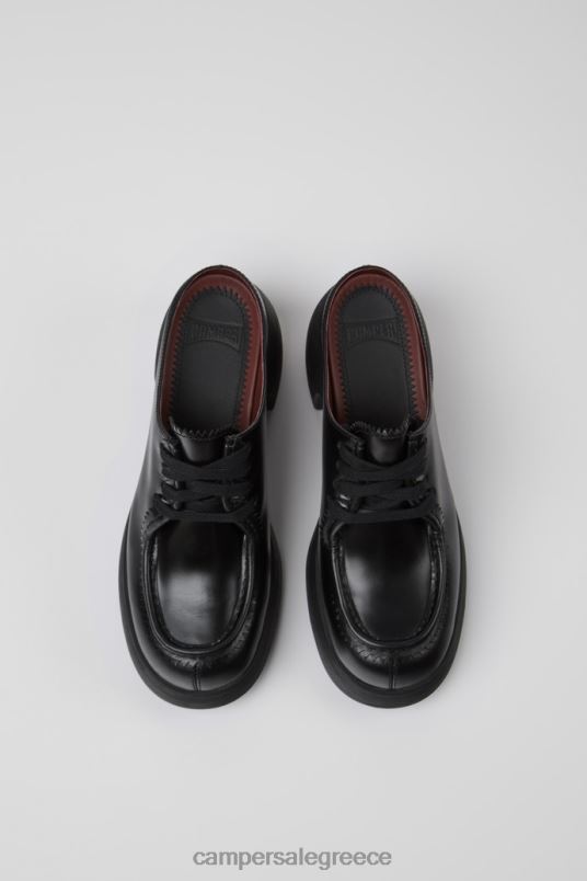 Thelma Black Leather Mules For WomenNew Arrivals Camper V20TF114 Black