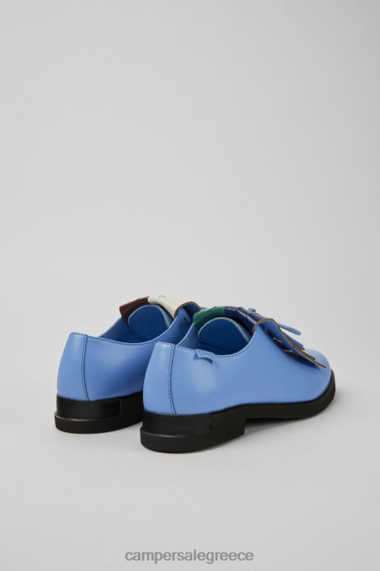 Twins Blue And Green Leather Shoes For WomenNew Arrivals Camper V20TF117 Blue