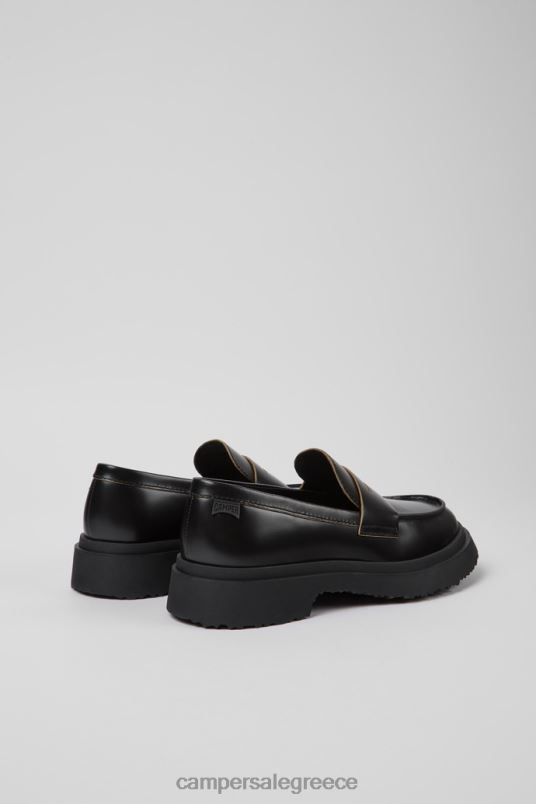 Walden Black Leather Loafers For WomenNew Arrivals Camper V20TF132 Black