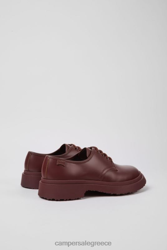 Walden Burgundy Leather Lace-Up Shoes For WomenNew Arrivals Camper V20TF131 Burgundy