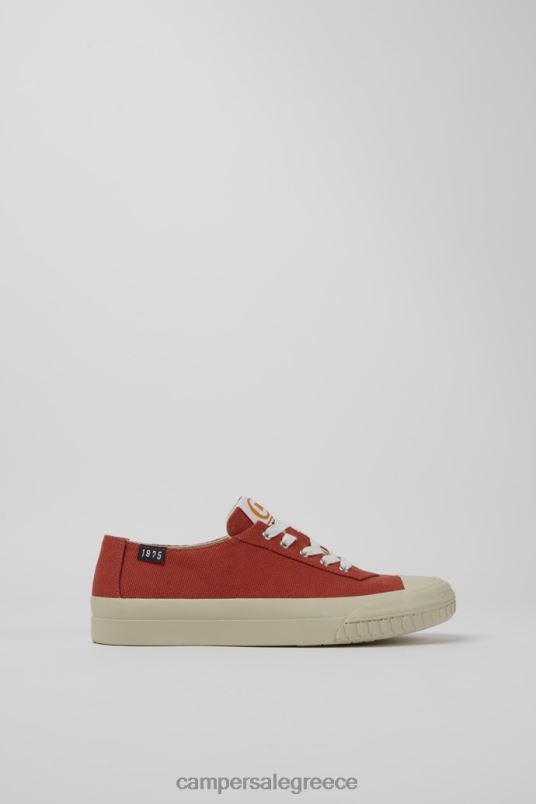 Camaleon Red Recycled Cotton Sneakers For Women Exclusive Camper V20TF137 Red