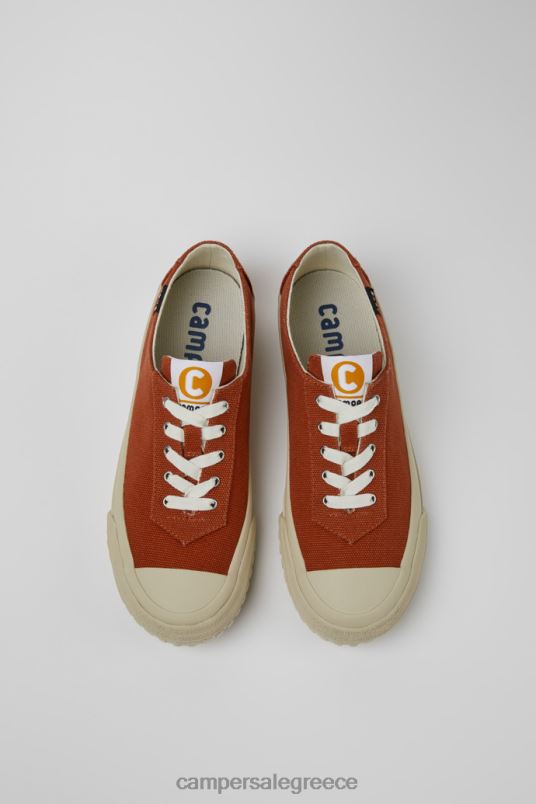 Camaleon Red Recycled Cotton Sneakers For Women Exclusive Camper V20TF137 Red
