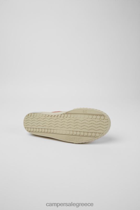 Camaleon Red Recycled Cotton Sneakers For Women Exclusive Camper V20TF137 Red