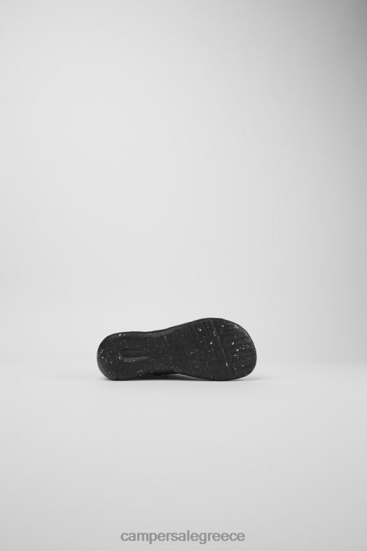 Design Peu Stadium Black Leather Ankle Boots For Women Camper V20TF166 Black