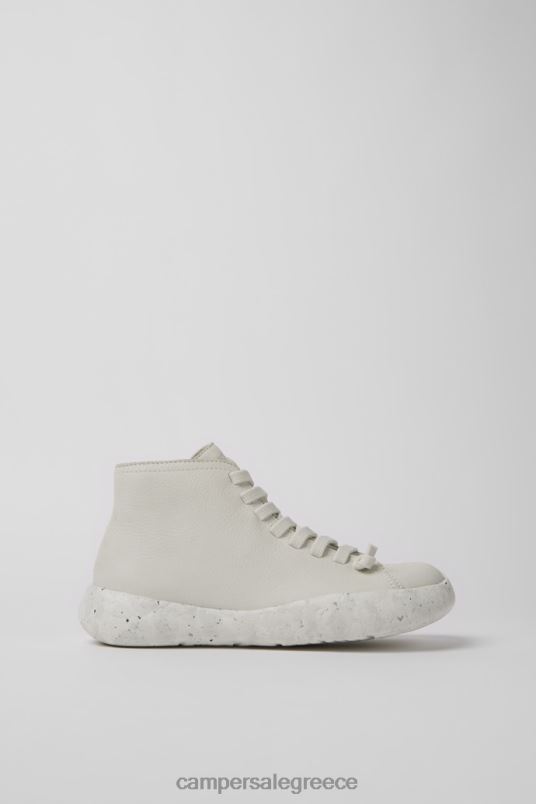 Design Peu Stadium White Non-Dyed Leather Sneakers For Women Camper V20TF167 White