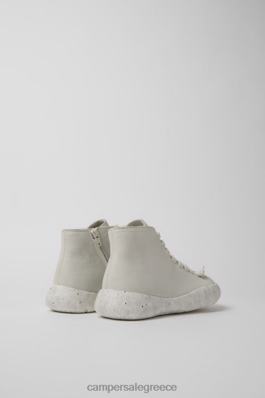 Design Peu Stadium White Non-Dyed Leather Sneakers For Women Camper V20TF167 White